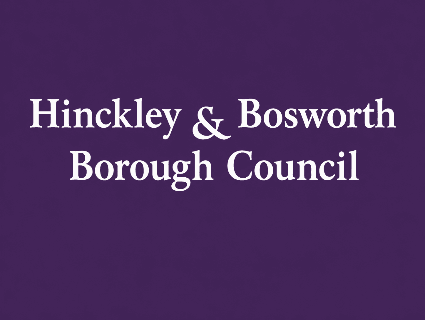 Hinckley & Bosworth Borough Council